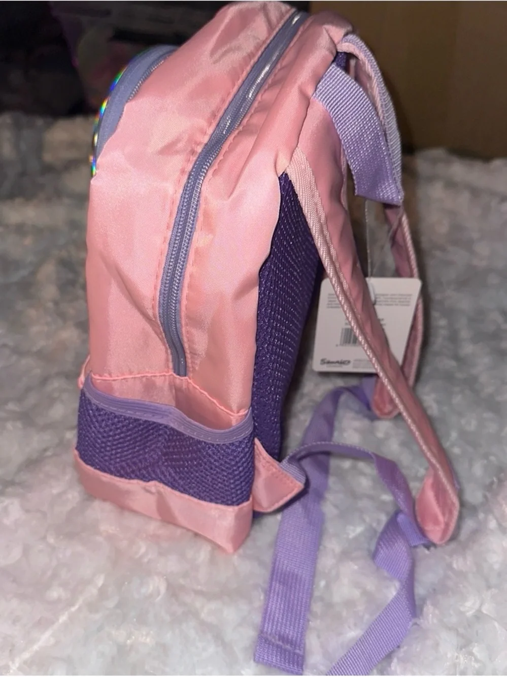 Sanrio My Melody Pink and Purple Kids Backpack with Clear Character Window